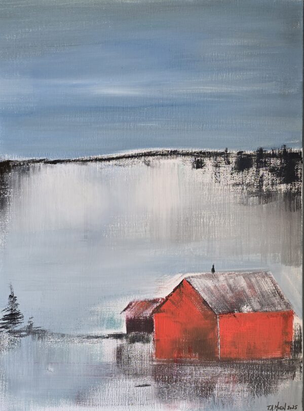 Ved kroksjøen, 60x80