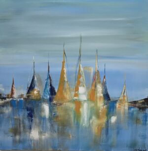 Når seilene møtes, 70x70