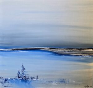 Fjellmeditasjon, 70x70