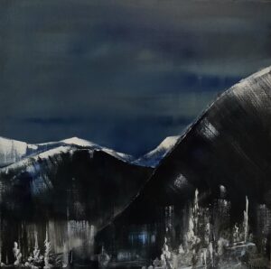 Vinterstille, 90x90